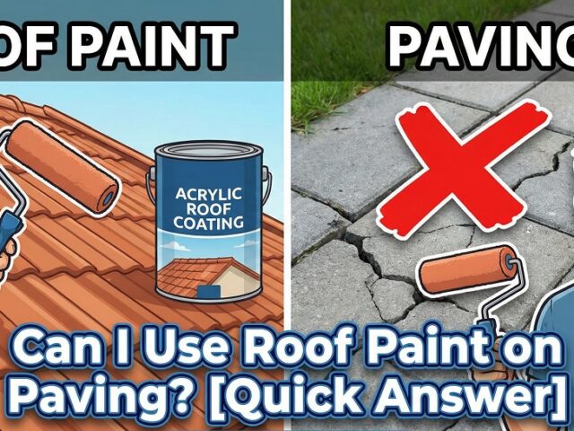 Can I Use Roof Paint on Paving? [Quick Answer]