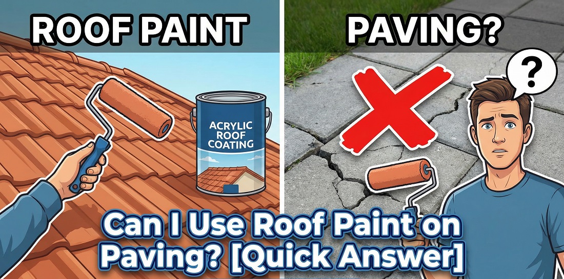 Can I Use Roof Paint on Paving