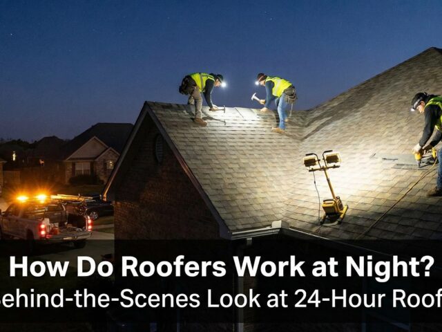 How Do Roofers Work at Night?