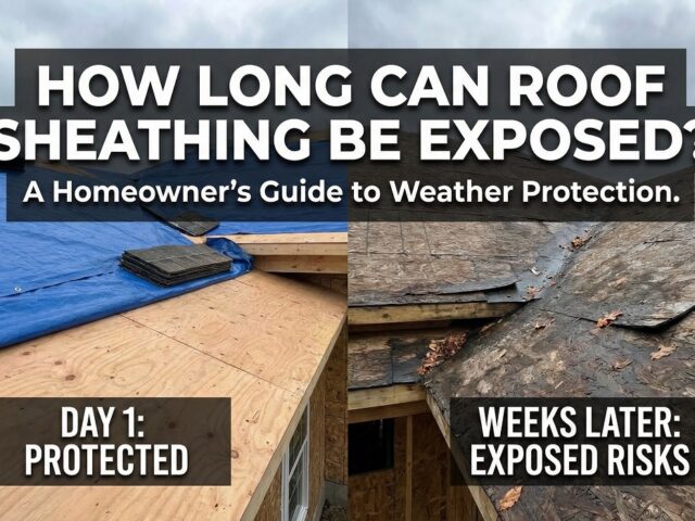 How Long Can Roof Sheathing Be Exposed?