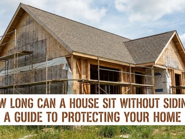 How Long Can a House Sit Without Siding? [Real Answer]