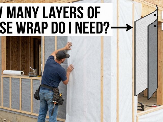 How Many Layers of House Wrap Do I Need?