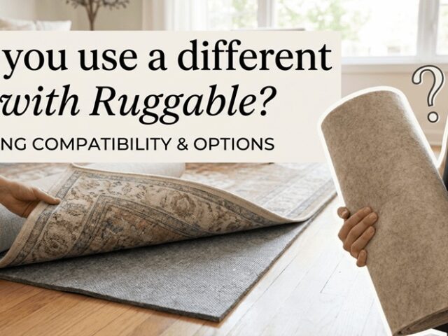 Can You Use Ruggable With a Different Pad?