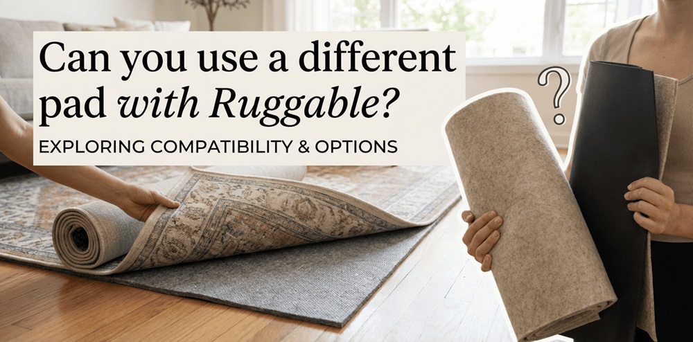 can you use ruggable with a different pad