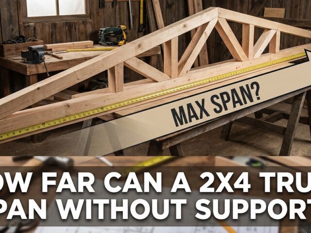 How Far Can a 2×4 Truss Span Without Support? [Engineering Reality]