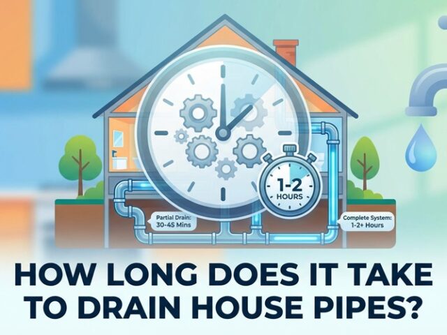 How Long Does It Take to Drain House Pipes?