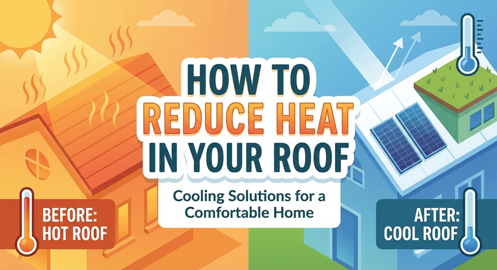 how to reduce heat in house roof