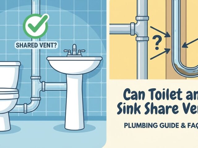 Can Toilet and Sink Share a Vent?