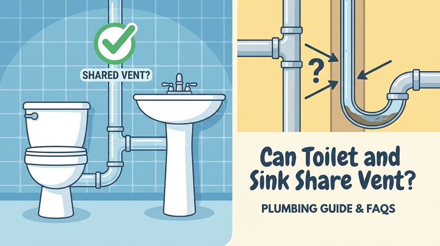 Can Toilet and Sink Share Vent